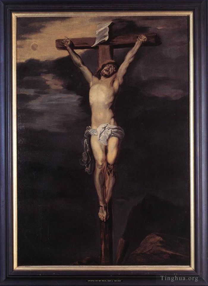 安东尼·凡·戴克 的油画作品 -  《基督在十字架上》