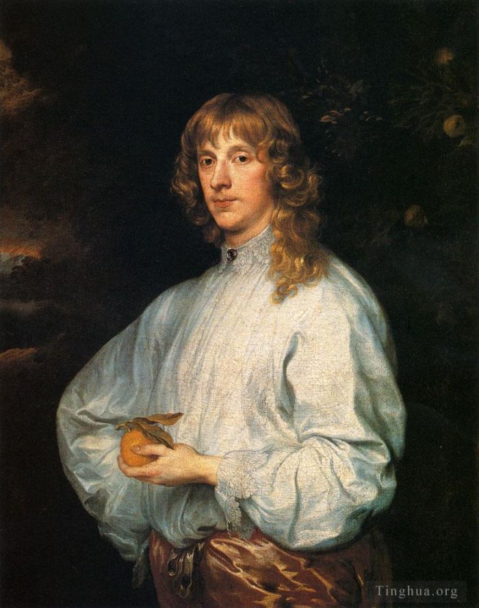 安东尼·凡·戴克 的油画作品 -  《里士满公爵詹姆斯·斯图尔特》