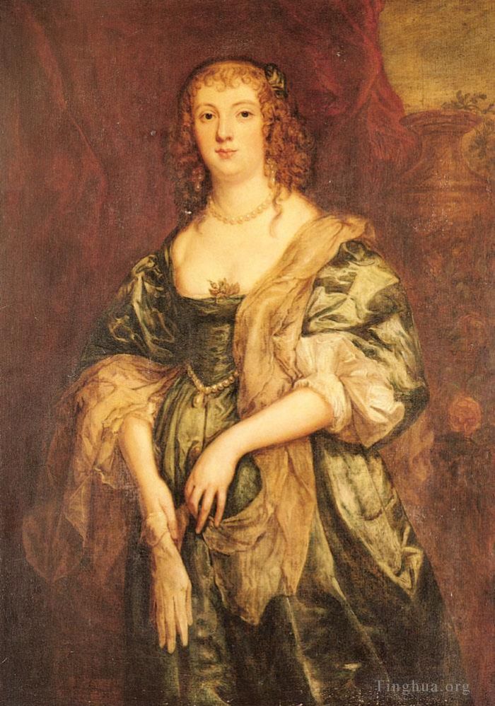 安东尼·凡·戴克 的油画作品 -  《安妮·卡尔贝德福德伯爵夫人的肖像》