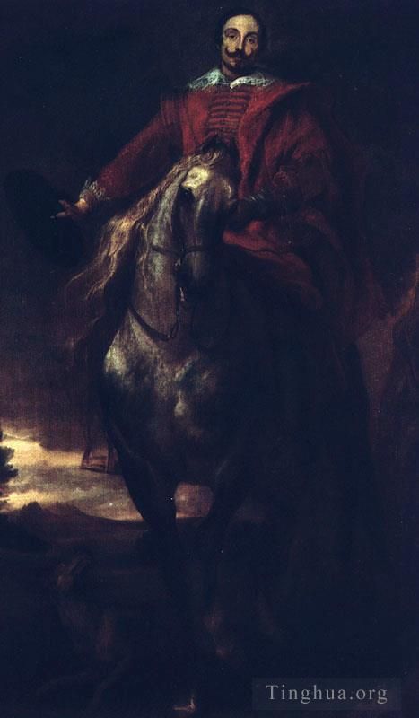 安东尼·凡·戴克 的油画作品 -  《画家,Cornelis,de,Wae,的肖像》