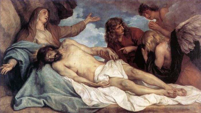 安东尼·凡·戴克 的油画作品 -  《基督的哀歌》