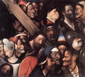 艺术家让·安东尼·华托作品《博世希罗尼穆斯基督背负十字架》