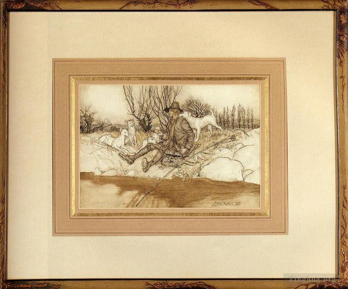 亚瑟·拉克汉 的各类绘画作品 -  《瑞普·范·温克尔》