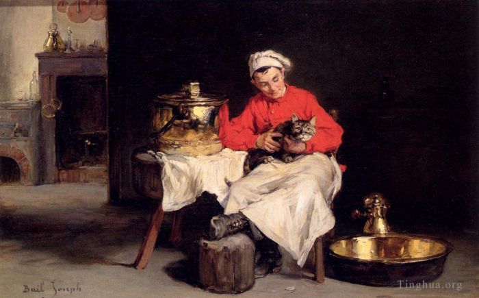 巴伊·克劳德·约瑟夫 的油画作品 -  《美食家》