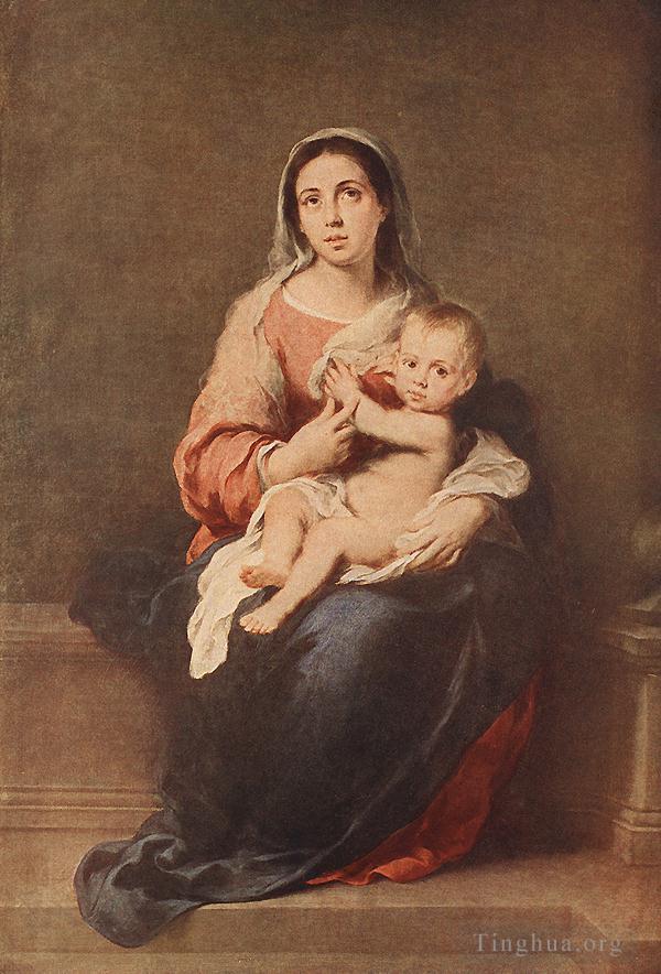 巴托洛梅·埃斯特万·牟利罗作品《麦当娜和孩子,1670》