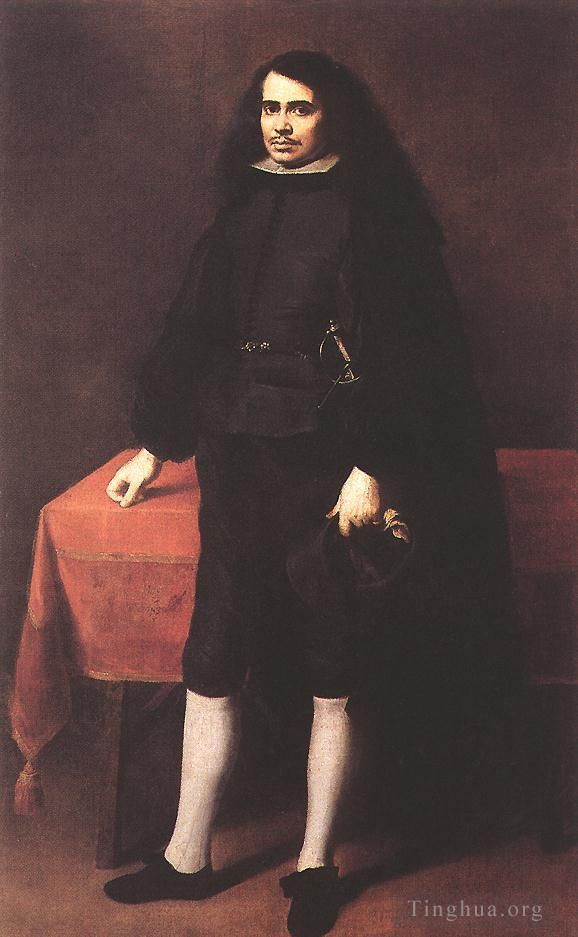 巴托洛梅·埃斯特万·牟利罗 的油画作品 -  《皱领绅士肖像》
