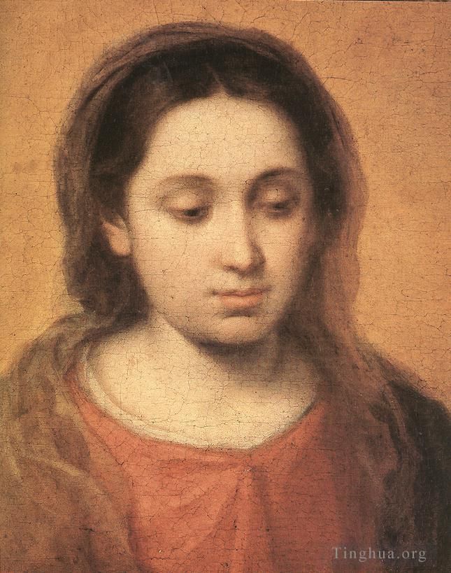 巴托洛梅·埃斯特万·牟利罗 的油画作品 -  《圣婴耶稣向朝圣者分发面包细节,2》