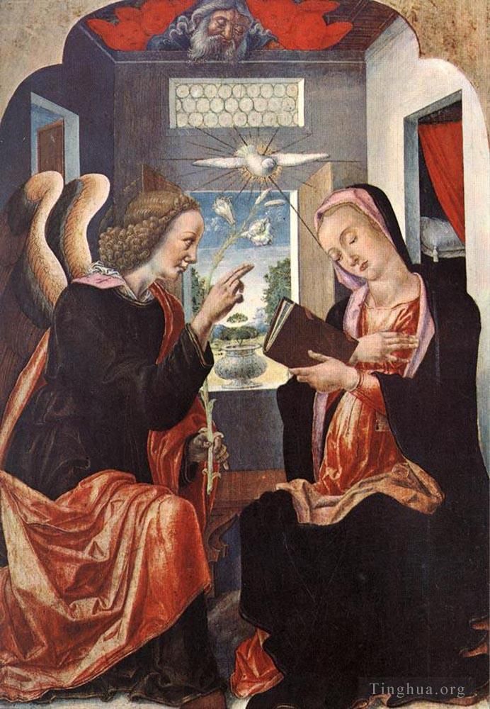 巴尔托洛梅奥·维瓦利尼 的各类绘画作品 -  《天使报喜》