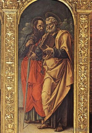 艺术家巴尔托洛梅奥·维瓦利尼作品《圣保罗和彼得》