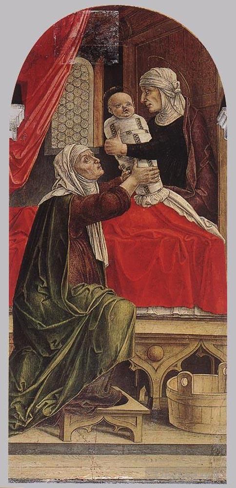 巴尔托洛梅奥·维瓦利尼 的各类绘画作品 -  《玛丽的诞生》