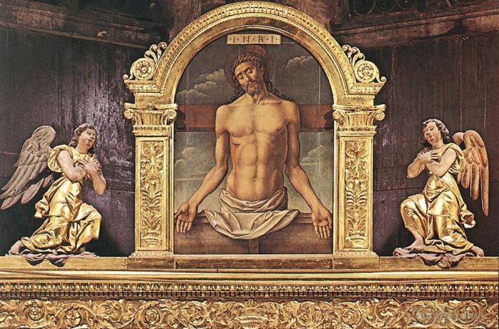 巴尔托洛梅奥·维瓦利尼 的各类绘画作品 -  《死去的基督》