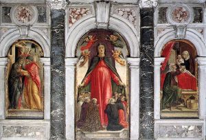 艺术家巴尔托洛梅奥·维瓦利尼作品《三联画,1473》