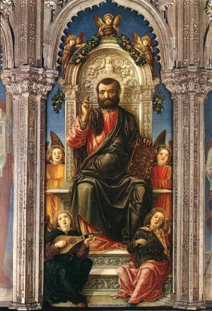 艺术家巴尔托洛梅奥·维瓦利尼作品《圣马可三联画》