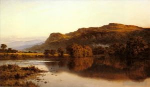 艺术家本杰明·威廉姆斯·里德作品《平静的水域滑过的地方》