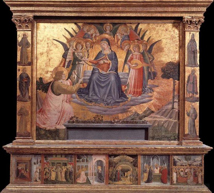 贝诺佐·戈佐利 的各类绘画作品 -  《辛托拉圣母》