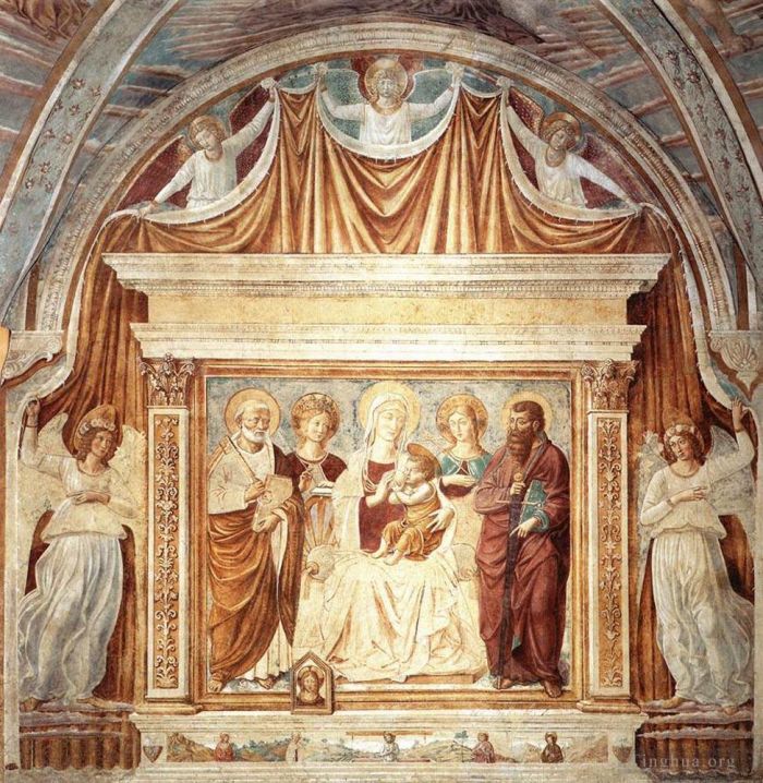 贝诺佐·戈佐利 的各类绘画作品 -  《玛丽亚·拉坦斯》