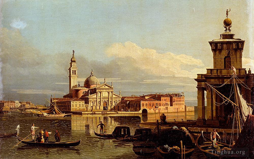 贝纳多·贝洛托作品《从蓬塔德拉多加纳到圣乔治马焦雷的威尼斯景观》