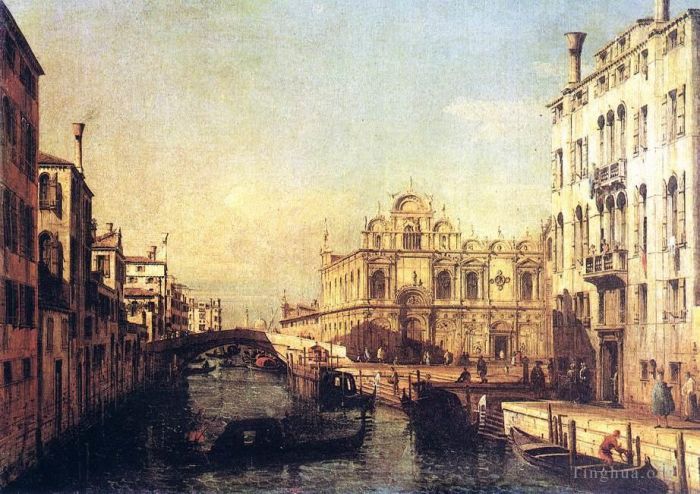 贝纳多·贝洛托 的油画作品 -  《圣马可大教堂》
