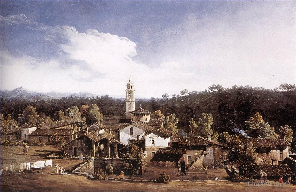 贝纳多·贝洛托作品《瓦雷泽附近加扎达的景色》