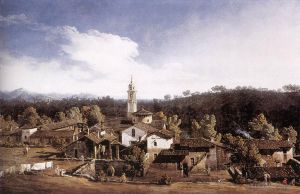 艺术家贝纳多·贝洛托作品《瓦雷泽附近加扎达的景色》