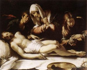 艺术家伯纳多·斯特罗兹作品《为死去的基督哀悼》