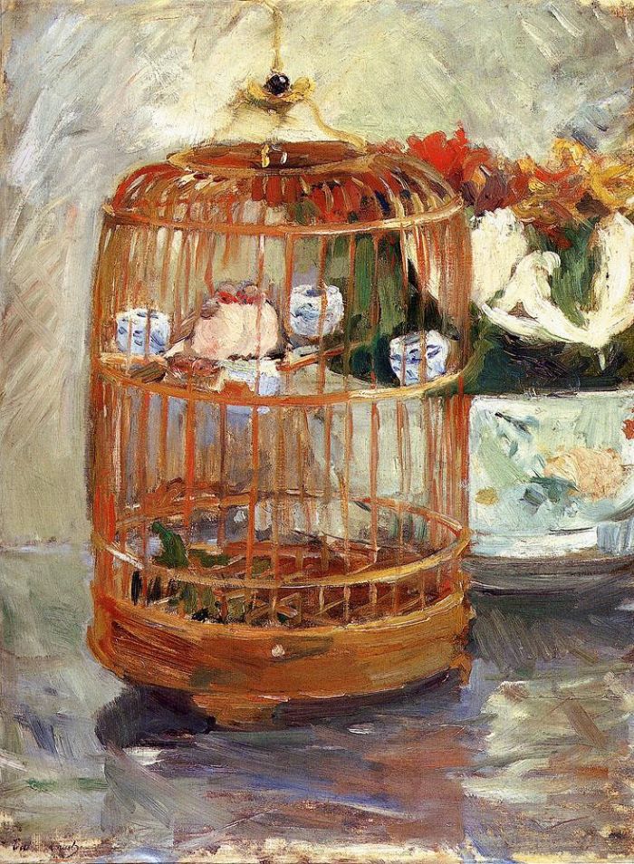 贝尔特·莫里索 的油画作品 -  《笼》