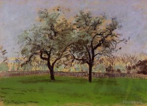 艺术家卡米耶·毕沙罗作品《蓬图瓦兹的苹果树》