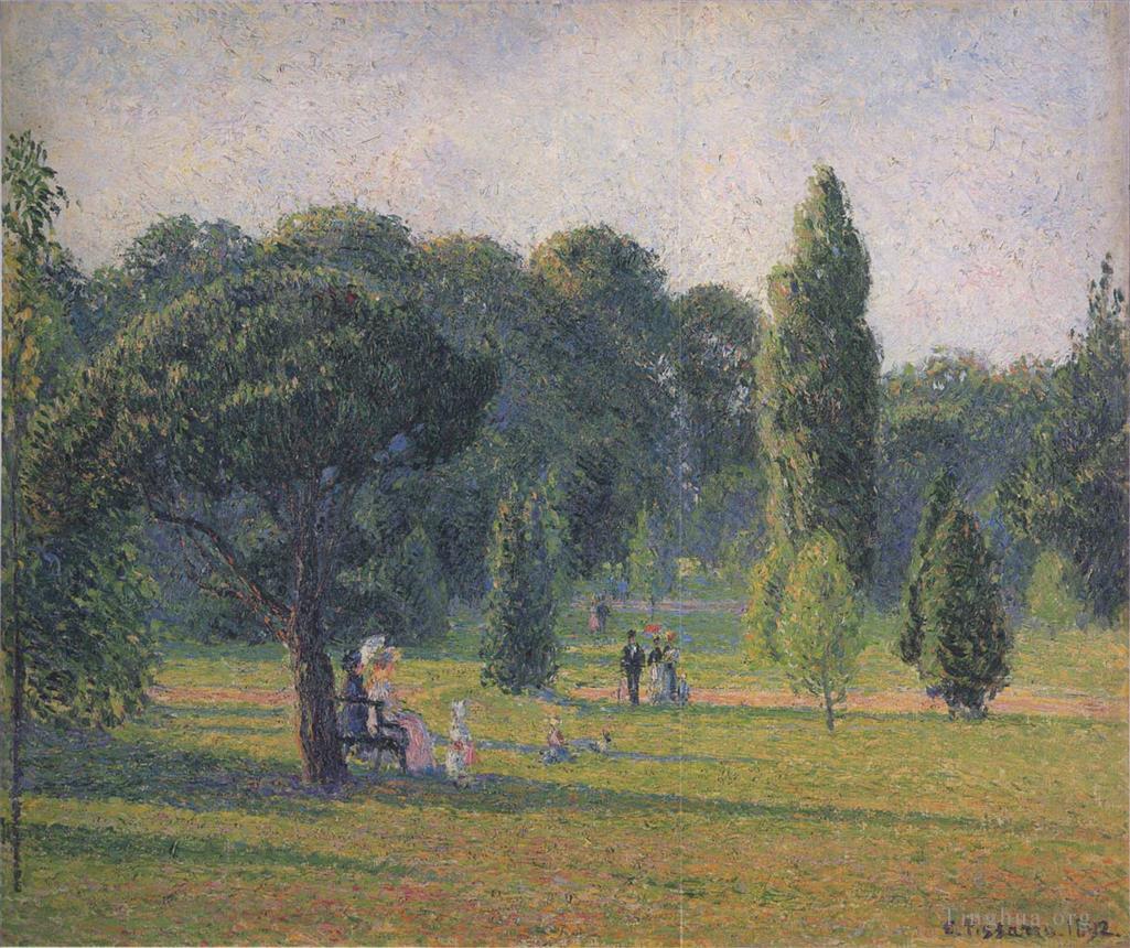 卡米耶·毕沙罗作品《邱园日落,1892》