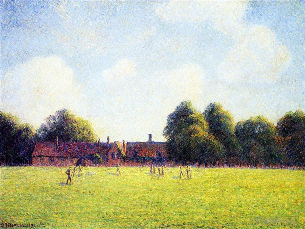 卡米耶·毕沙罗作品《汉普顿宫绿色伦敦,1891》