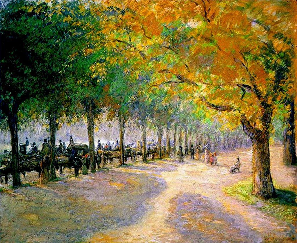 卡米耶·毕沙罗作品《伦敦海德公园,1890》