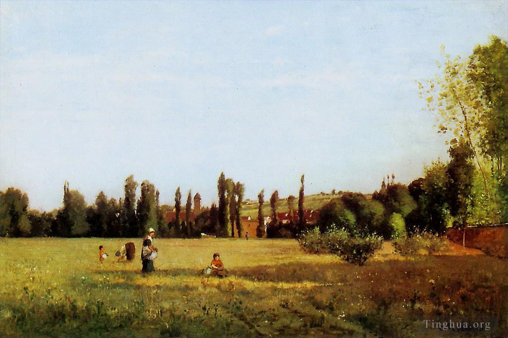 卡米耶·毕沙罗作品《圣希莱尔的瓦伦纳,1863》