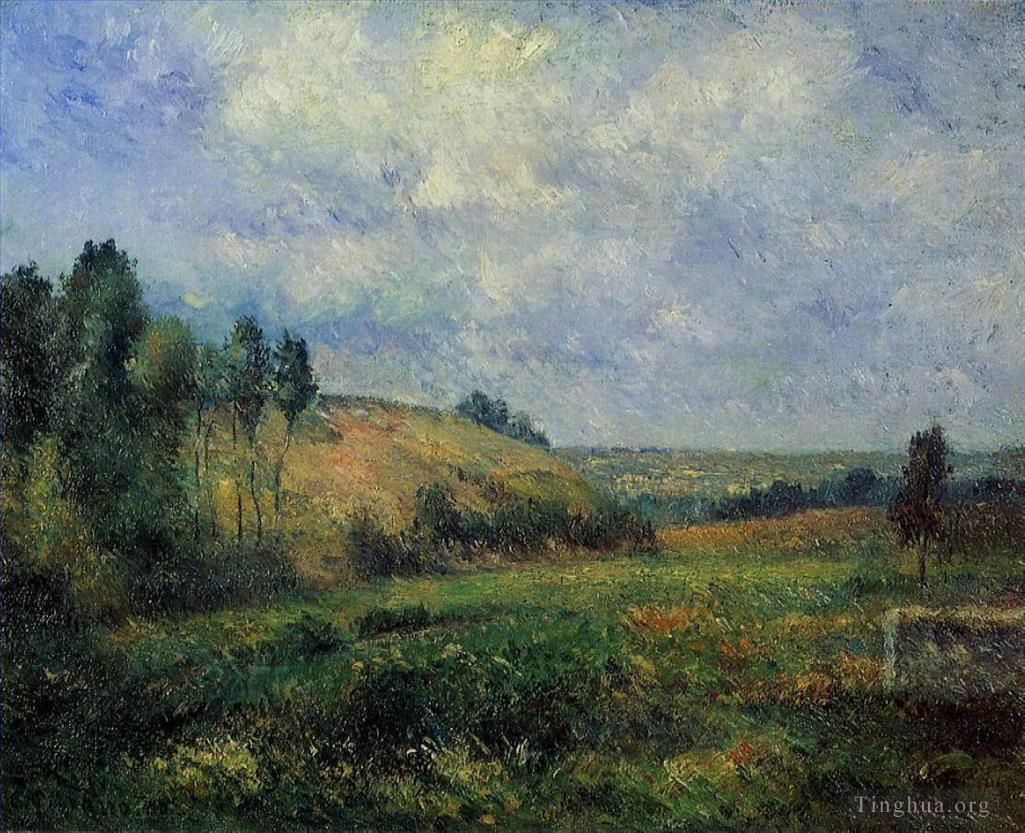 卡米耶·毕沙罗作品《蓬图瓦兹附近的风景,1880》