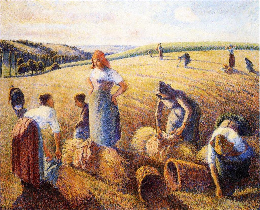 卡米耶·毕沙罗作品《拾穗者,1889》
