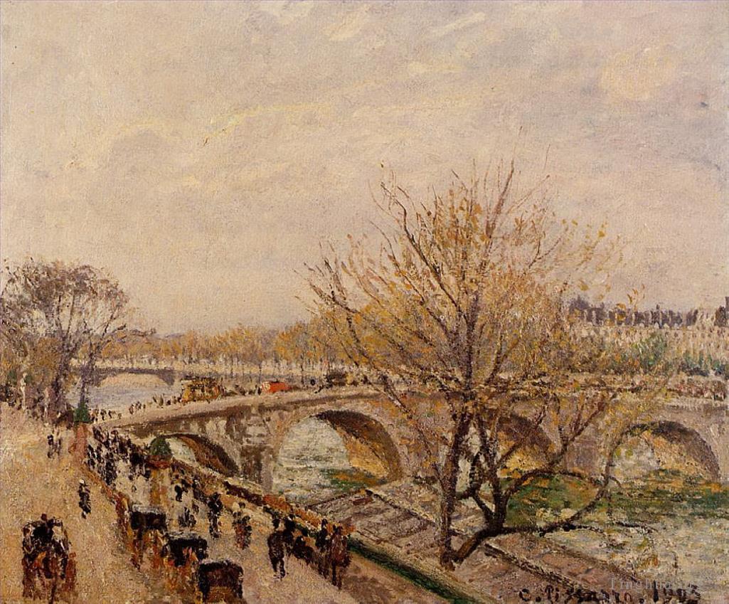 卡米耶·毕沙罗作品《巴黎皇家桥塞纳河,1903》