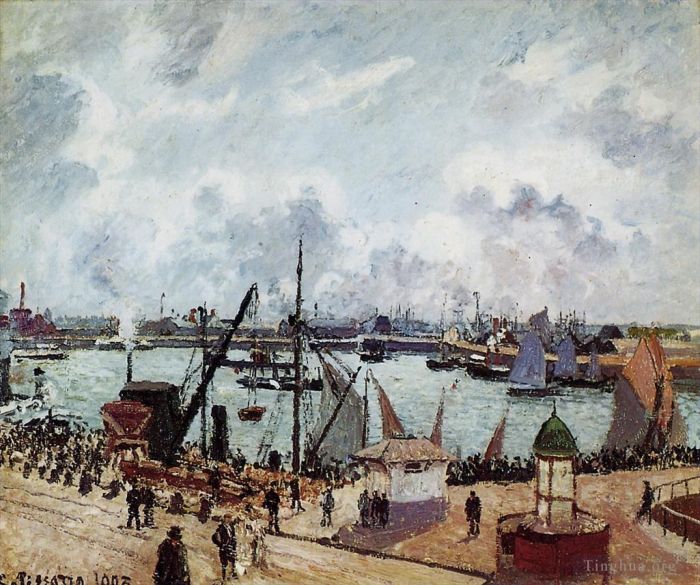 卡米耶·毕沙罗 的各类绘画作品 -  《勒阿弗尔外港,1903》