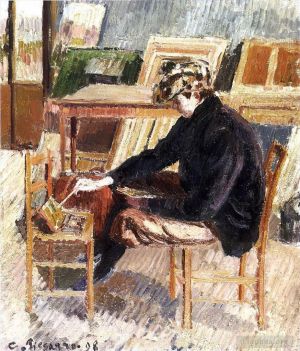 艺术家卡米耶·毕沙罗作品《保罗研究,1898》