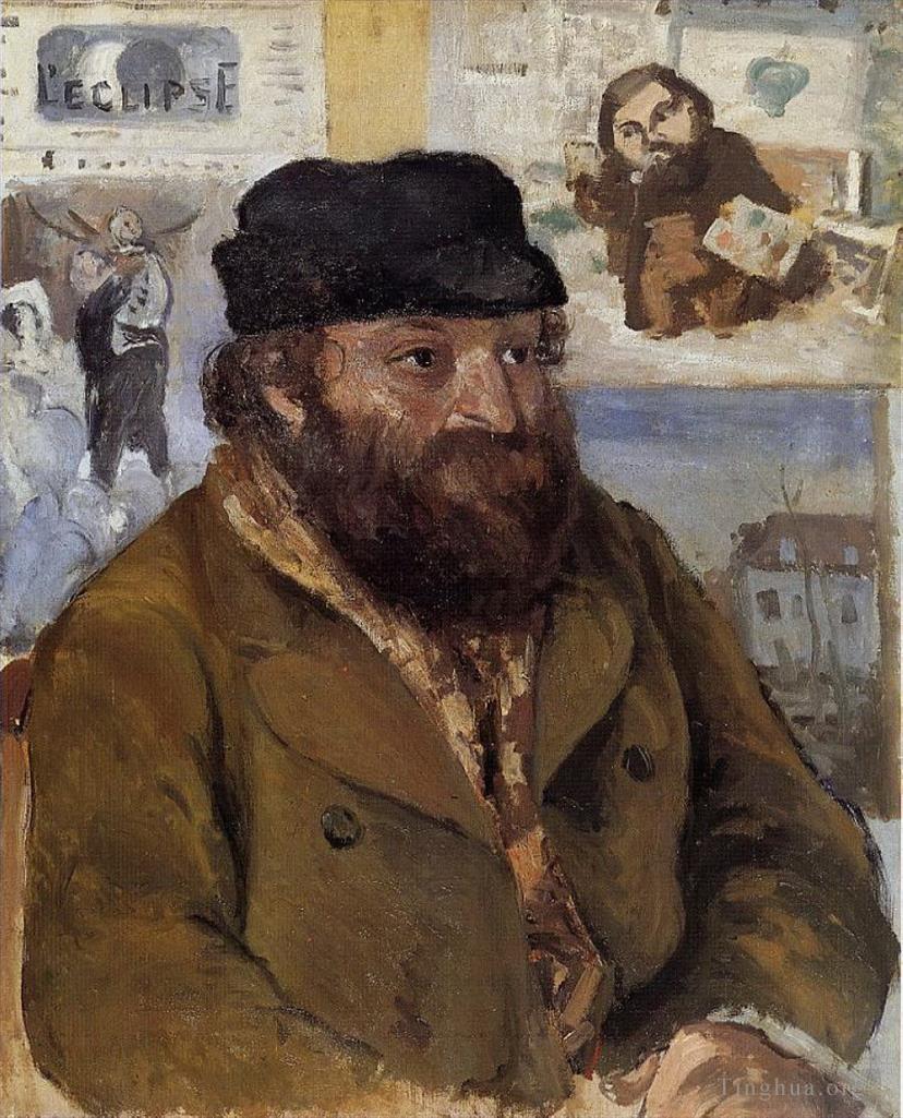 卡米耶·毕沙罗作品《保罗·塞尚肖像,1874》