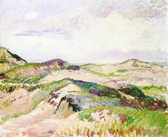 卡米耶·毕沙罗 的各类绘画作品 -  《克诺克的沙丘》