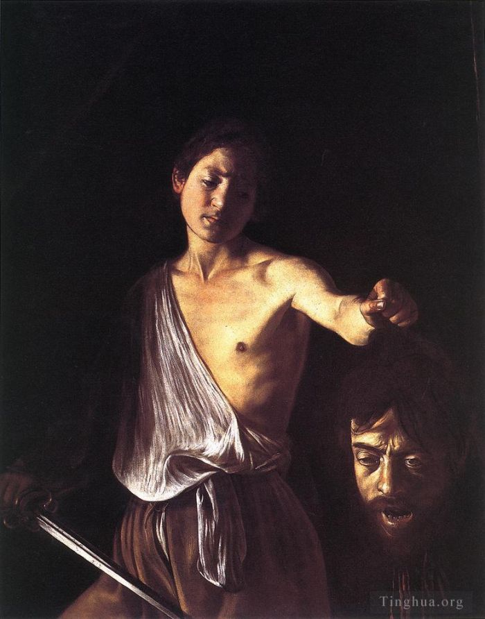 卡拉瓦乔 的油画作品 -  《大卫》