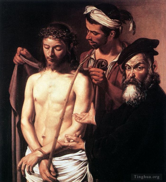 卡拉瓦乔 的油画作品 -  《埃切人》