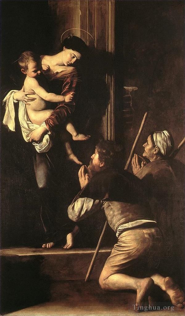 卡拉瓦乔 的油画作品 -  《洛雷托圣母》
