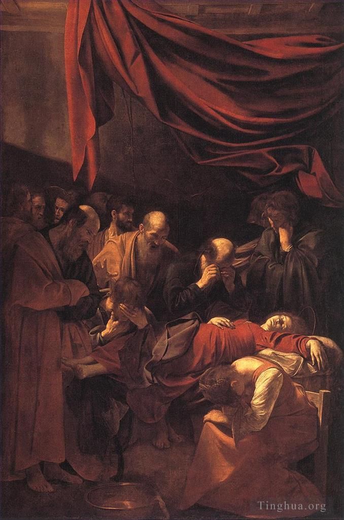 卡拉瓦乔 的油画作品 -  《圣母之死》