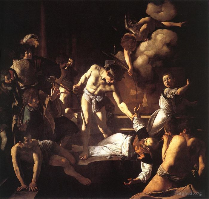 卡拉瓦乔 的油画作品 -  《圣马太的殉难》