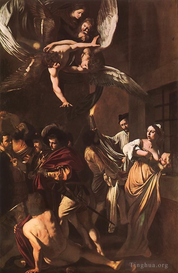 卡拉瓦乔 的油画作品 -  《七项仁慈之举》