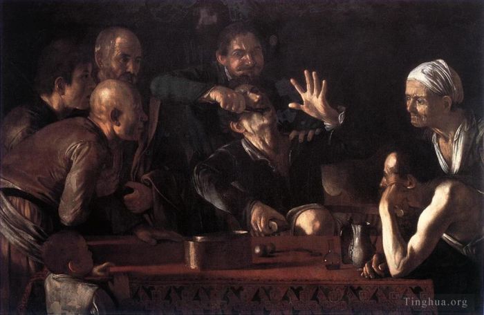 卡拉瓦乔 的油画作品 -  《牙抽屉》