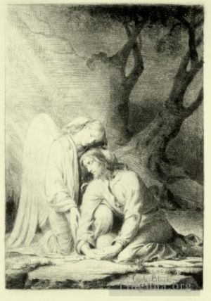 艺术家卡尔·海因里希·布洛赫作品《基督在客西美尼》