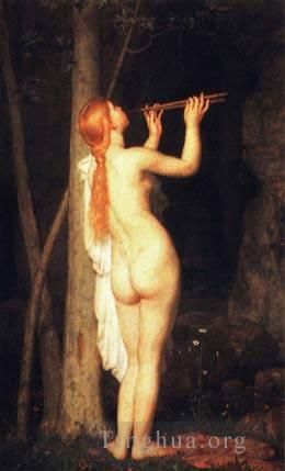 查尔斯·格莱尔 的油画作品 -  《酒神裸体》