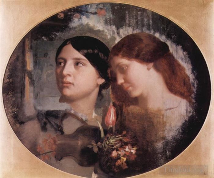 查尔斯·格莱尔 的各类绘画作品 -  《布卢门斯特劳斯的茨维女士》