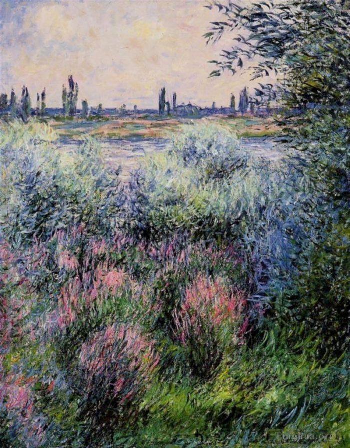克劳德·莫奈 的油画作品 -  《塞纳河畔的一个景点》