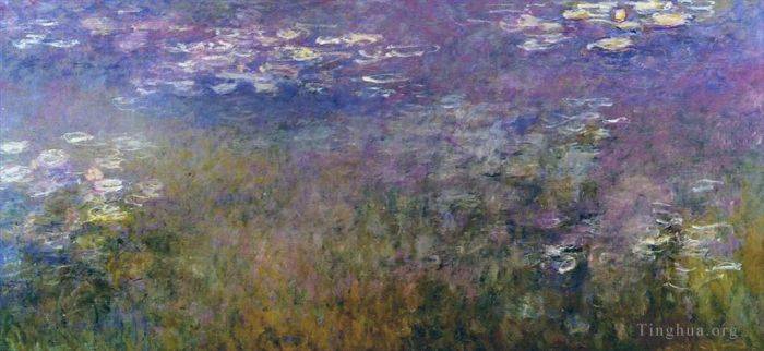 克劳德·莫奈 的油画作品 -  《百子莲右面板》